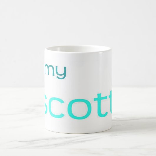 Liebe I meine Scotty Tasse (Mittel)