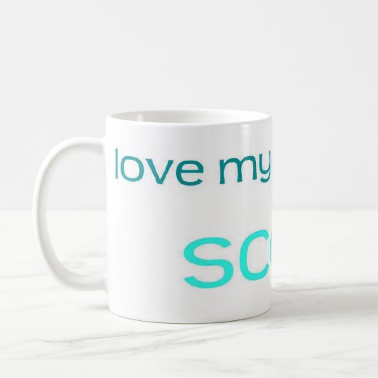 Liebe I meine Scotty Tasse (Links)