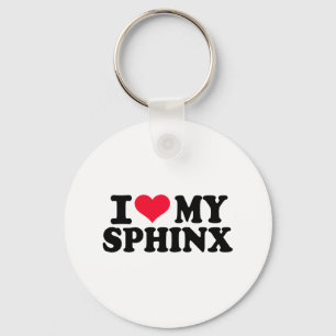 Liebe I meine Sphinx Schlüsselanhänger
