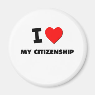Liebe I meine Staatsbürgerschaft Magnet