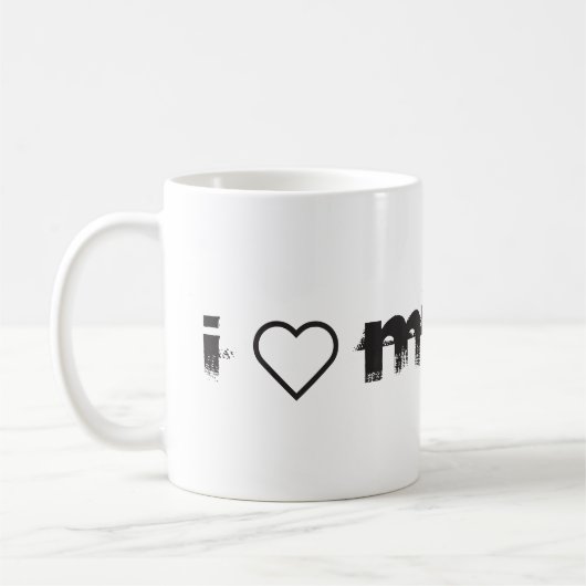 Liebe I meine Subie Tasse (Links)
