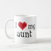 Liebe I meine Tante Kaffeetasse (Links)