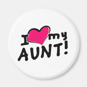 Liebe I meine Tante! Magnet