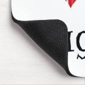 Liebe I meine Tochter Mousepad (Ecke)