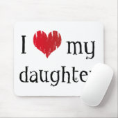 Liebe I meine Tochter Mousepad (Mit Mouse)