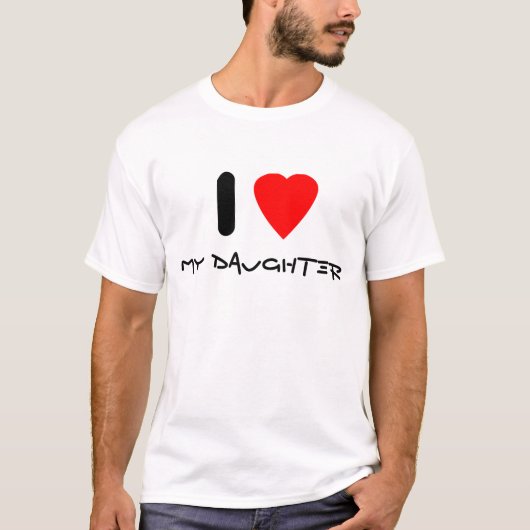 Liebe I meine Tochter T-Shirt (Vorderseite)