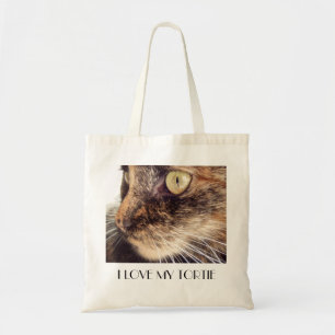 Liebe I meine tortie Einkaufstasche