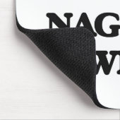 Liebe I meine unbequeme Ehefrau Mousepad (Ecke)