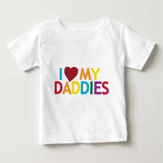 Liebe I meine Vatis Baby T-shirt (Vorderseite)