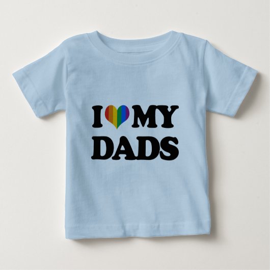 Liebe I meine Vatis Baby T-shirt (Vorderseite)
