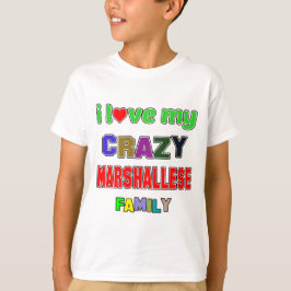 Liebe I meine verrückte Marshallese Familie T-Shirt
