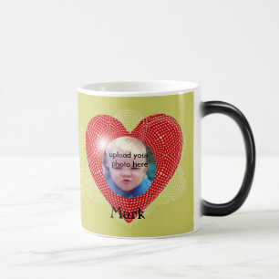 Liebe I meine verwandelnde Tasse Mimi mit Foto