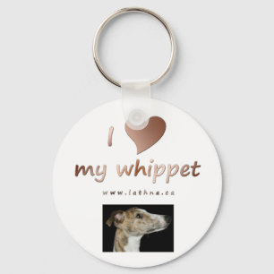 Liebe I meine whippet Schlüsselkette Schlüsselanhänger