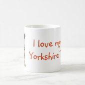 Liebe I meine Yorkshire-Terrier-Tasse Kaffeetasse (Mittel)