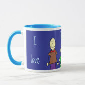 Liebe I meine zwei Vatis, Tasse (Links)
