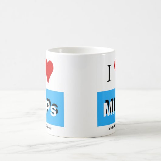 Liebe I MIPS-Tasse 3 Kaffeetasse (Mittel)