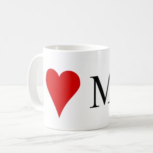 Liebe I MIPS-Tasse Kaffeetasse (Vorderseite Links)