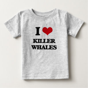 Liebe I Mörder-Wale Baby T-shirt
