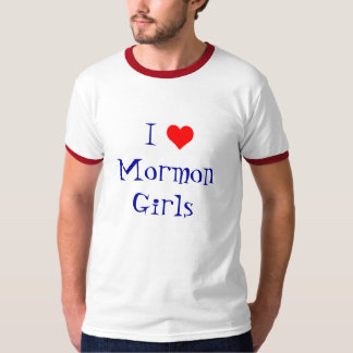 Liebe I Mormonen-Mädchen T-Shirt