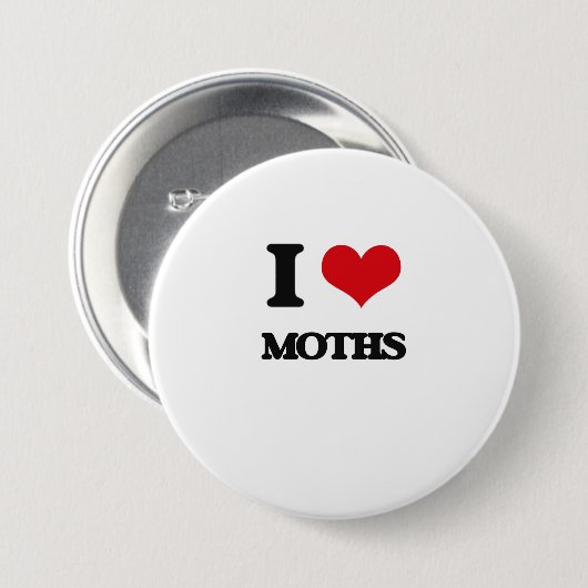 Liebe I Motten Button (Vorne & Hinten)