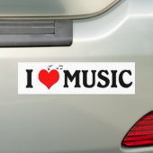 Liebe I Musik Autoaufkleber (Auf Auto)