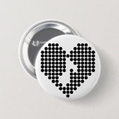 Liebe I Musik Button (Vorne & Hinten)