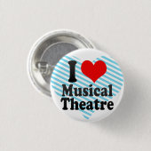 Liebe I musikalisches Theater Button (Vorne & Hinten)