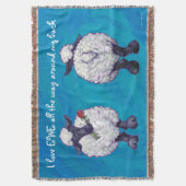 Liebe I Mutterschaf-Köpfe und Schwanz-Schafe Decke (Vorderseite Vertikal)