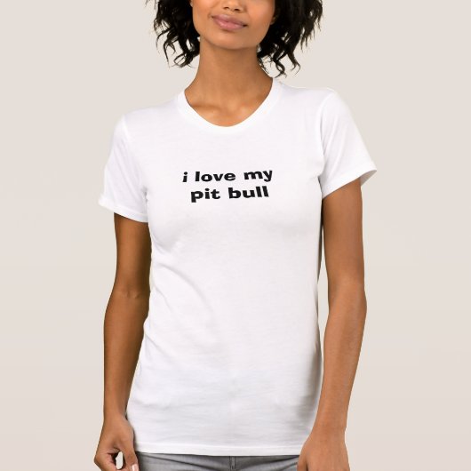 Liebe I mypit Stier T-Shirt (Vorderseite)
