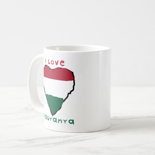 Liebe I Nagyanya Tasse (Vorderseite Links)