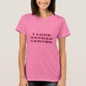 Liebe I Nathan Carter Spitze T-Shirt (Vorderseite)