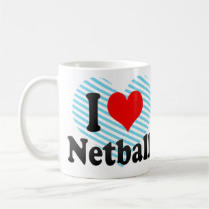 Liebe I Netball Kaffeetasse