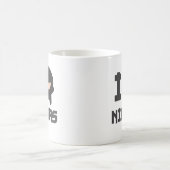 Liebe I ninjas Kaffeetasse (Mittel)