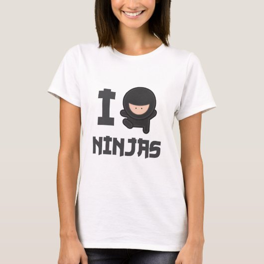 Liebe I ninjas T-Shirt (Vorderseite)