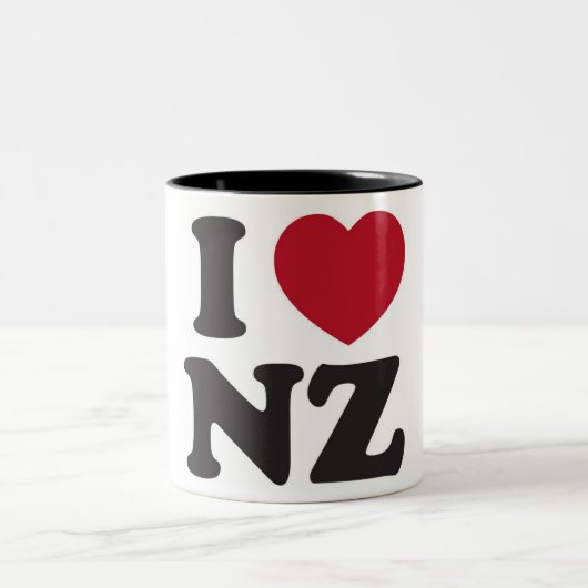 Liebe I nz Schale Zweifarbige Tasse (Mittel)