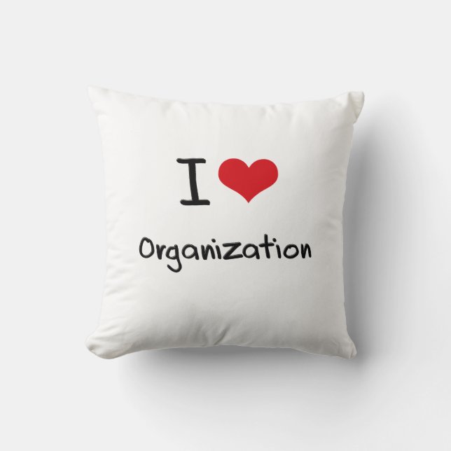 Liebe I Organisation Kissen (Vorderseite)