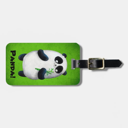 Liebe I Panda Gepäckanhänger (Vorderseite horizontal)