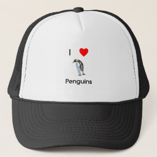 Liebe I Penguins Hut Truckerkappe