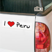 Liebe I Peru-Autoaufkleber Autoaufkleber (Auf Lkw)