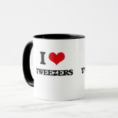 Liebe I Pinzette Tasse (Vorderseite Links)