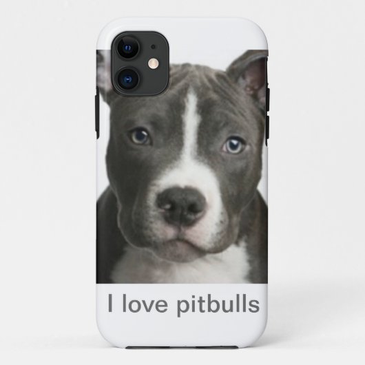Liebe I pitbulls Case-Mate iPhone Hülle (Rückseite)