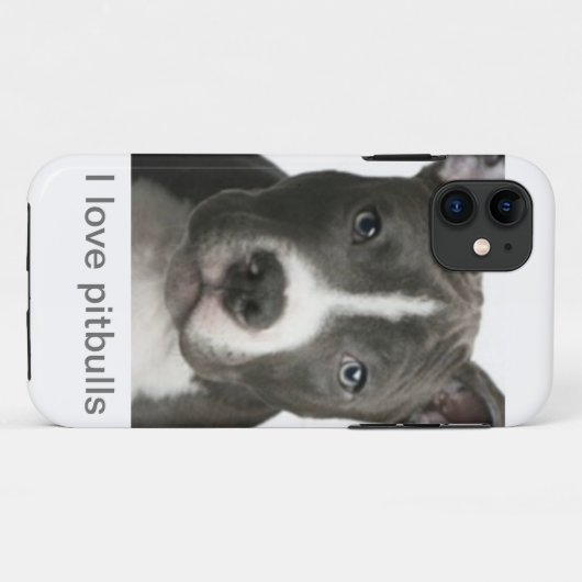 Liebe I pitbulls Case-Mate iPhone Hülle (Rückseite (Horizontal))
