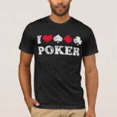 Liebe I Poker T-Shirt (Vorderseite)