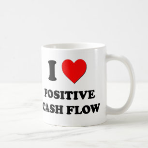 Liebe I positiver Bargeldumlauf Kaffeetasse