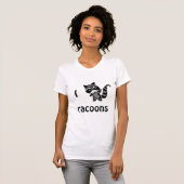 Liebe I Raccoon T - Shirt (Vorne ganz)