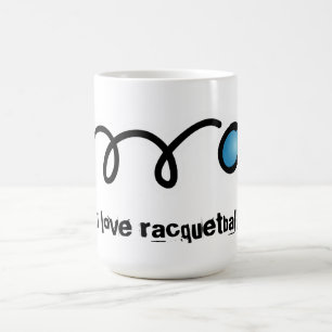 Liebe I Racquetball coffe Tasse