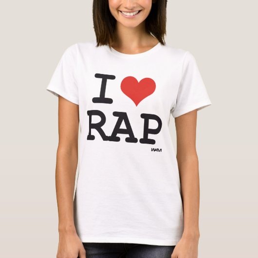 Liebe I Rap T-Shirt (Vorderseite)