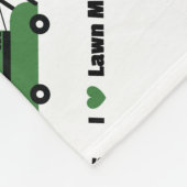 Liebe I Rasenmäher Fleecedecke (Ecke)