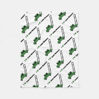 Liebe I Rasenmäher Fleecedecke