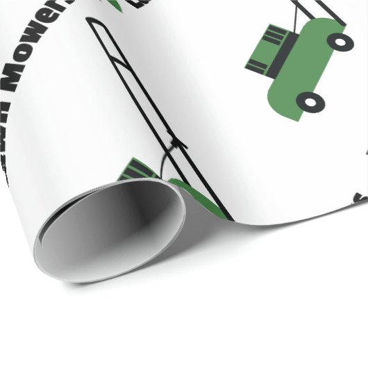 Liebe I Rasenmäher Geschenkpapier (Rolleneckpunkt)